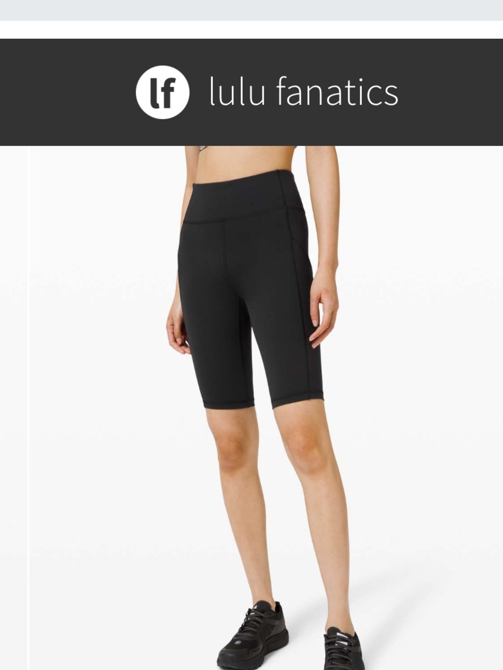 NWT Lululemon Invigorate High-Rise Short 10" w Pockets Sz 4 Black Everlux